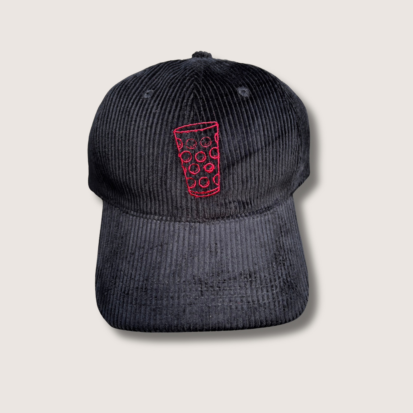 Dubbeglas-Kappe Cord Edition