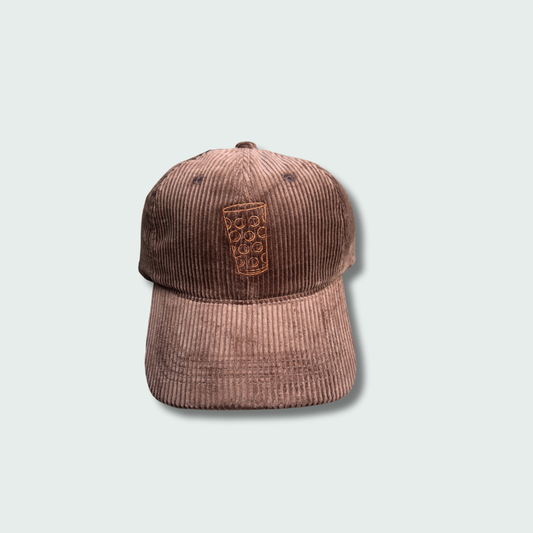 Dubbeglas-Kappe Cord Edition