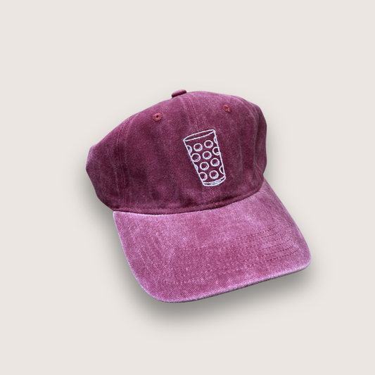 Dubbeglas-Kappe Rot | REBENFIEBER